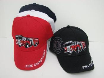 Kids Fire Truck Hat [Asst Colors]